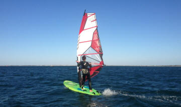 planche-a-voile aerial-windsup