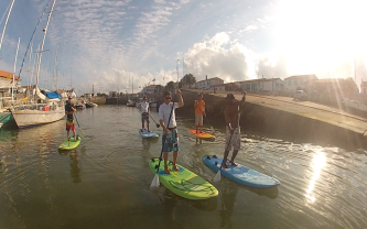 paddle-board